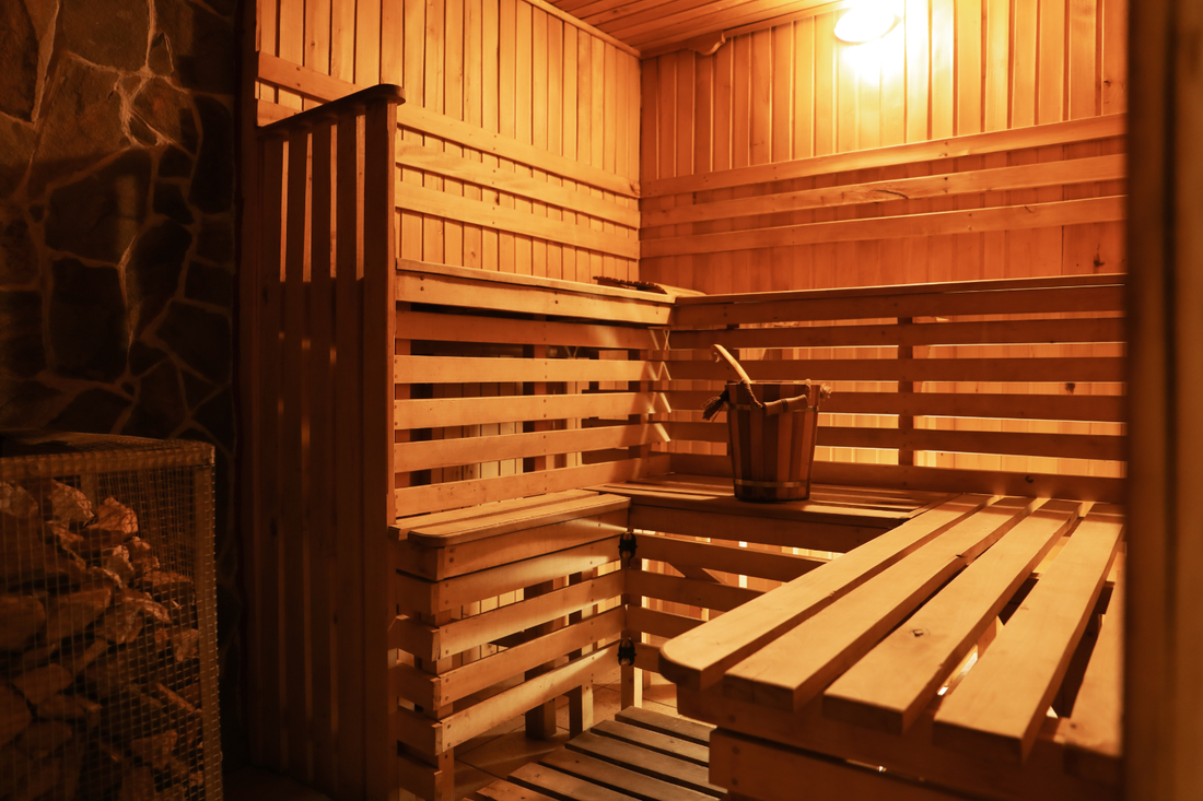 Sauna and cold plunge setup for home contrast therapy