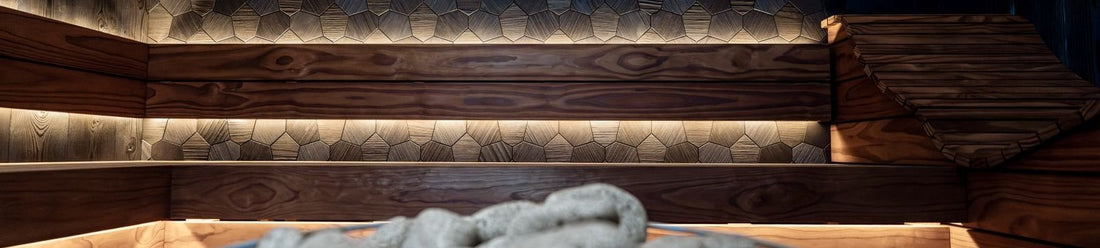 Full spectrum infrared sauna for the home with wood cabin interior and heating panels