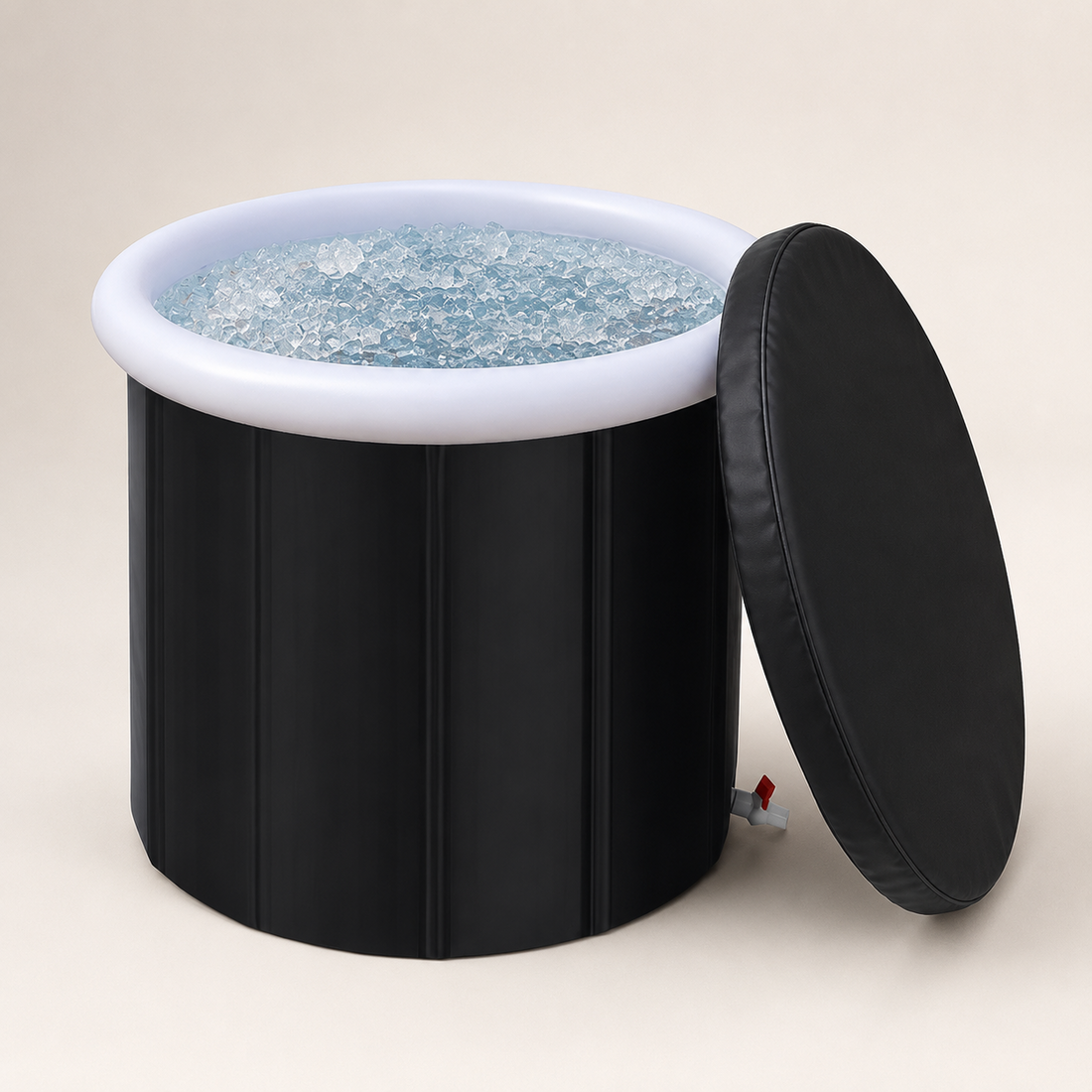 Restore Suite insulated portable cold plunge tub with lid for home recovery