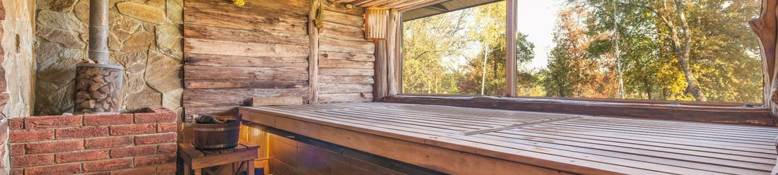 Hybrid sauna interior with infrared and traditional heat, weighing if a hybrid sauna is worth it