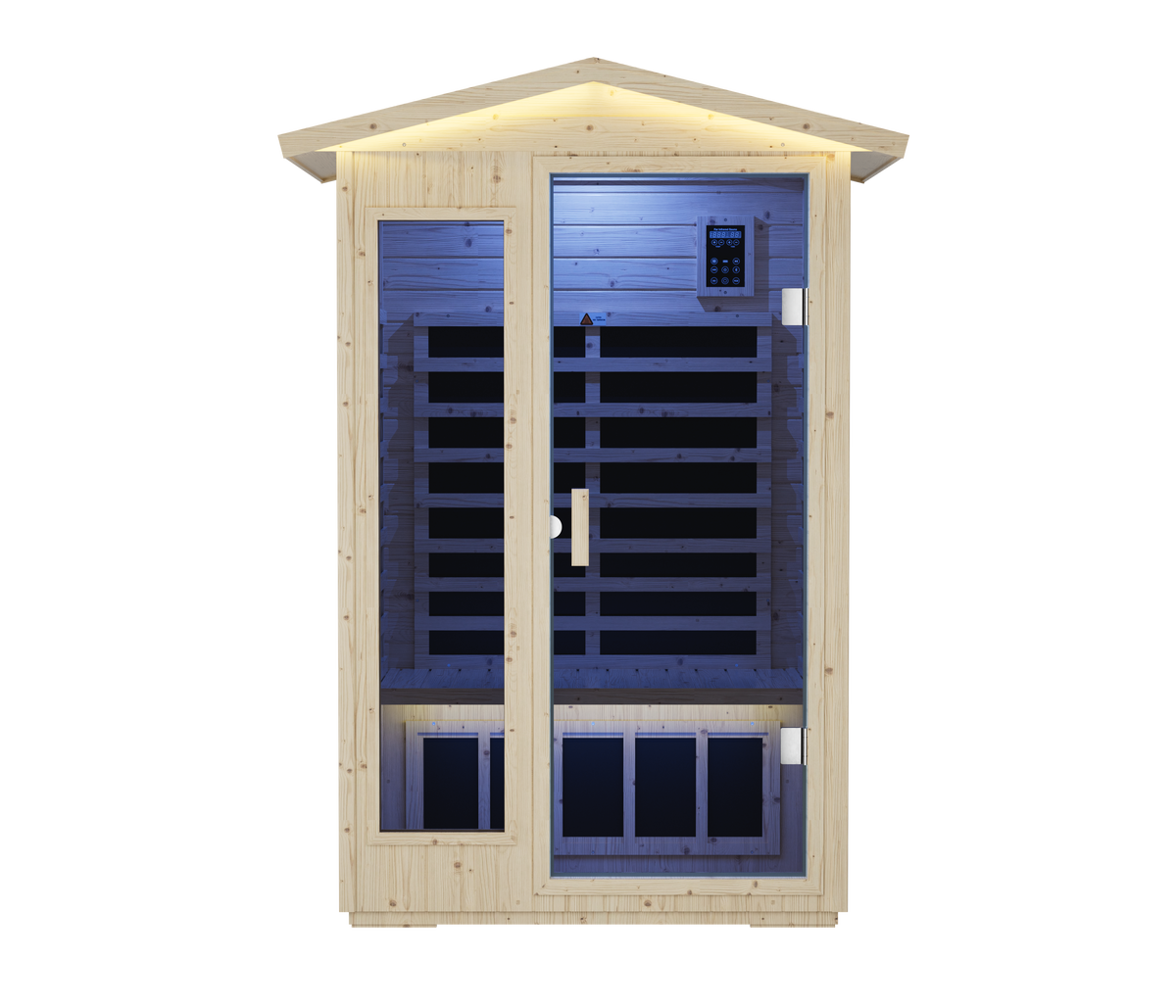 XY-902VY far infrared sauna with blue seat lighting