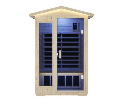 XY-902VY far infrared sauna with blue seat lighting