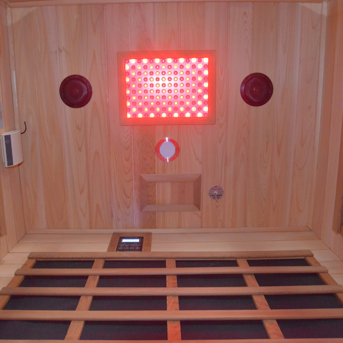 HOSAUNA outdoor infrared sauna detail