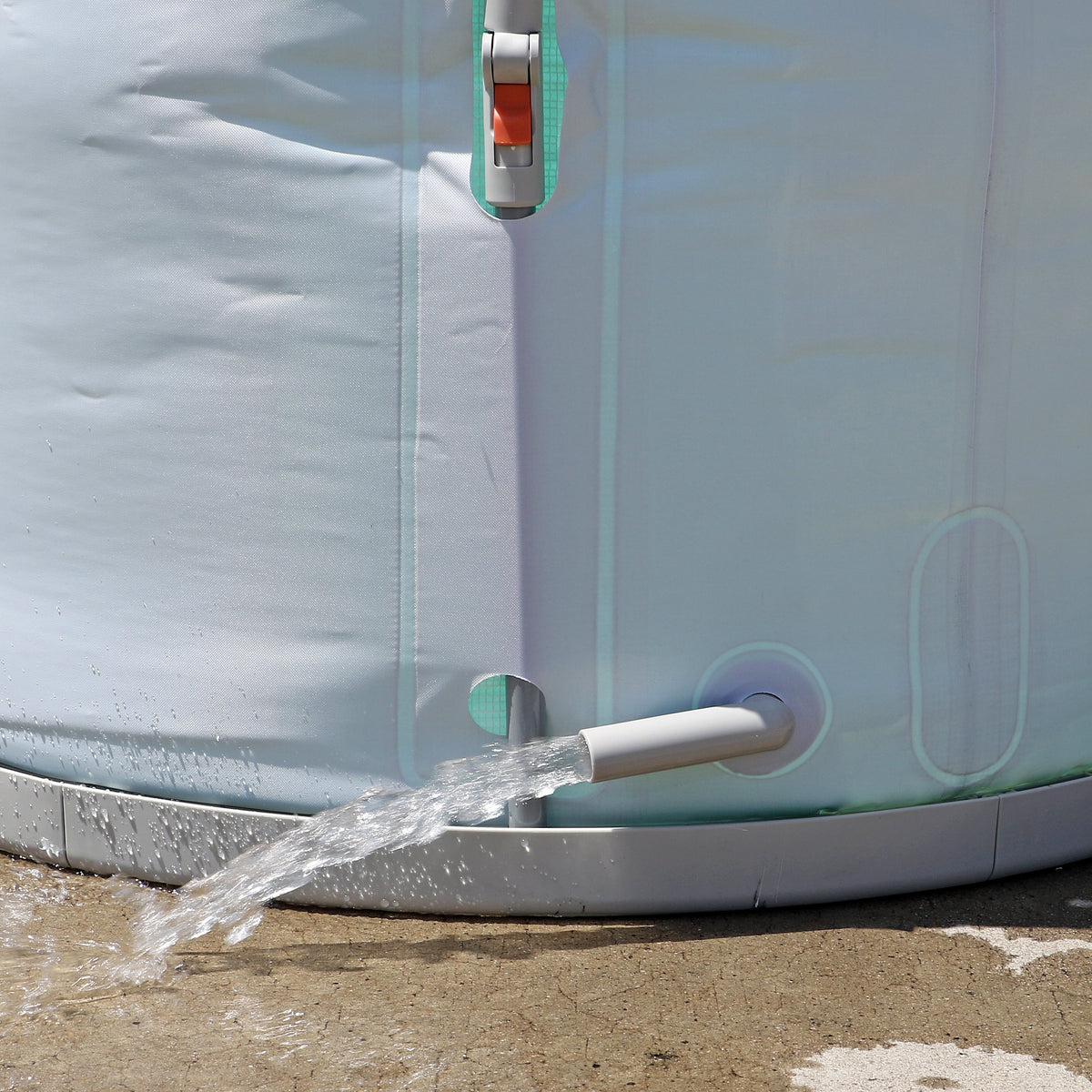 TheraTub portable XL ice bath cold plunge, 6-layer insulated foldable tub, angled view