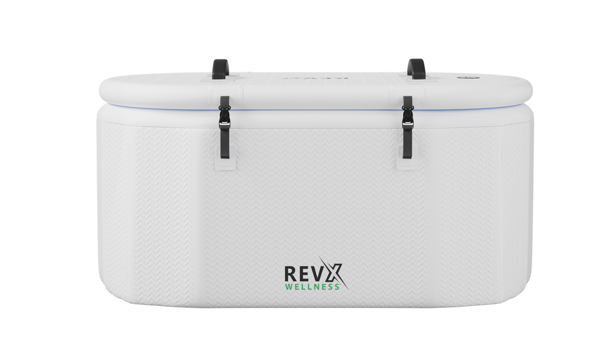RevX Inflatable Classic with the insulated lid closed and buckles fastened