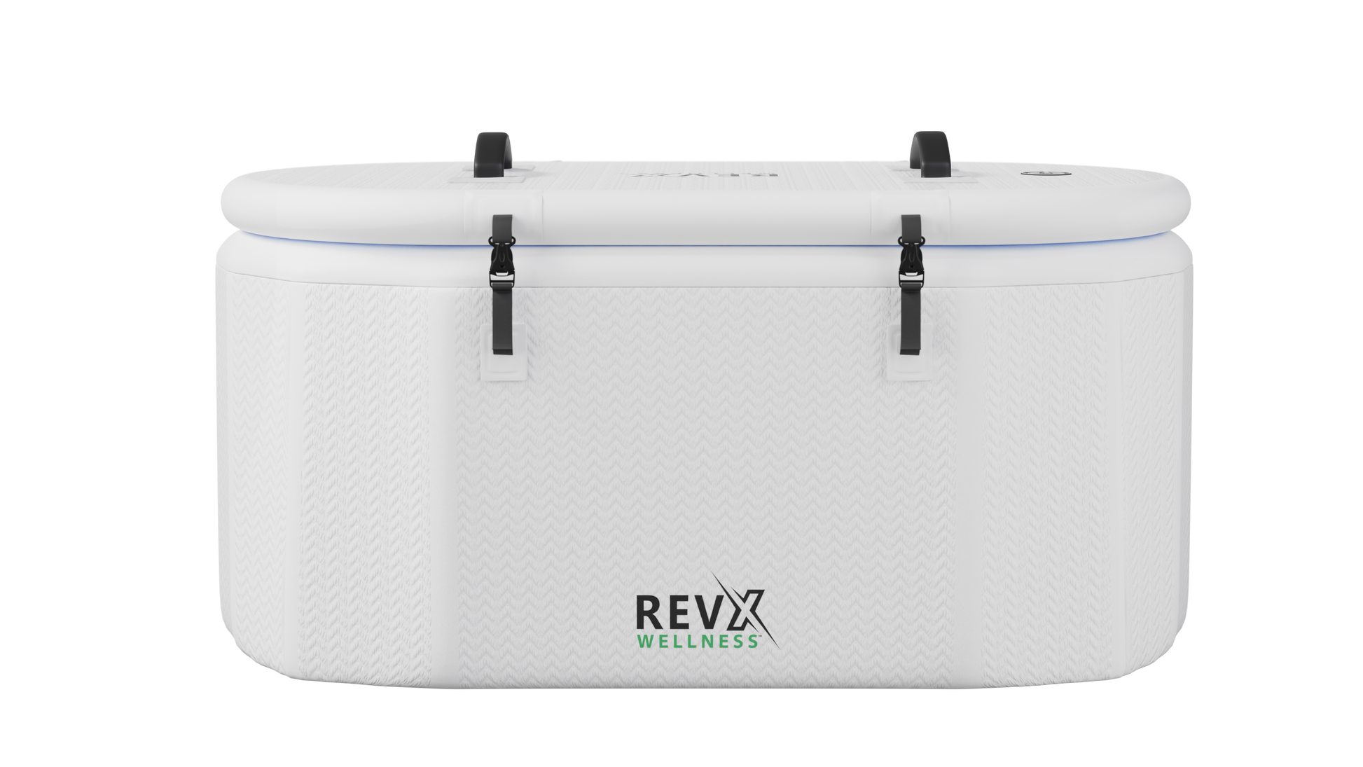 RevX Inflatable Classic with the insulated lid closed and buckles fastened