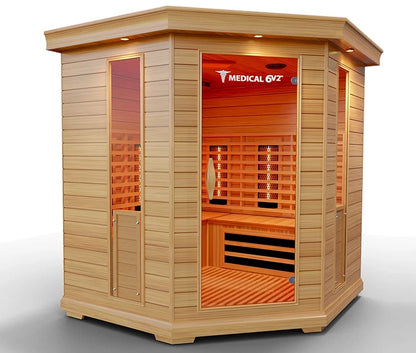 6-person full spectrum infrared sauna detail