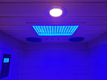 909MX infrared sauna, full exterior view
