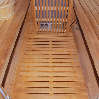 Cylindrical barrel sauna specifications