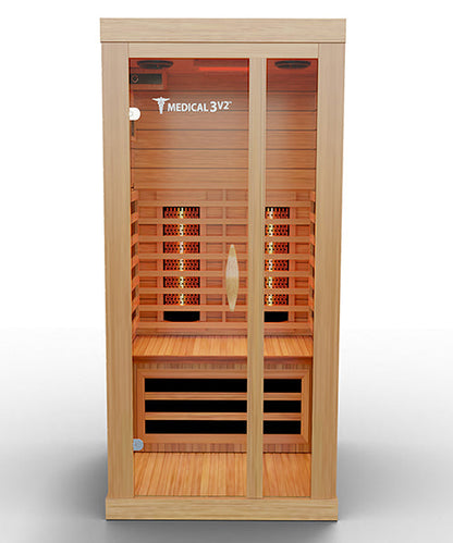 1-person full spectrum infrared sauna detail