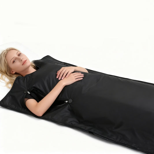 Restore Suite far infrared sauna blanket with seabuckthorn sachets for at-home sweat sessions