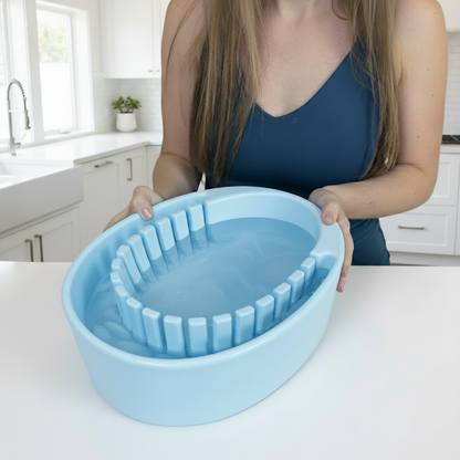 Face Plunge Pure facial cold plunge bowl with separate ice chamber, additional view