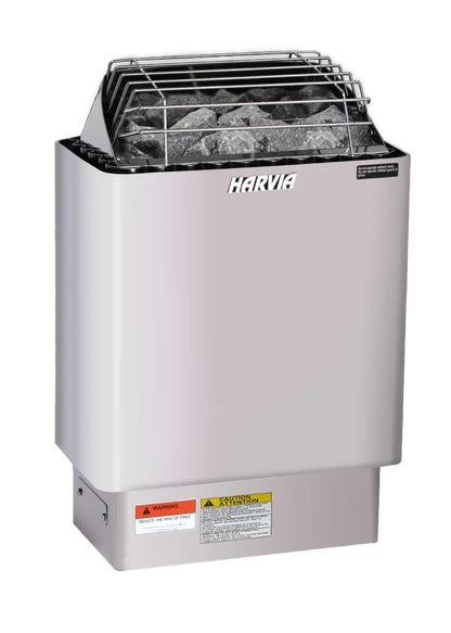 Harvia sauna heater included with the sauna
