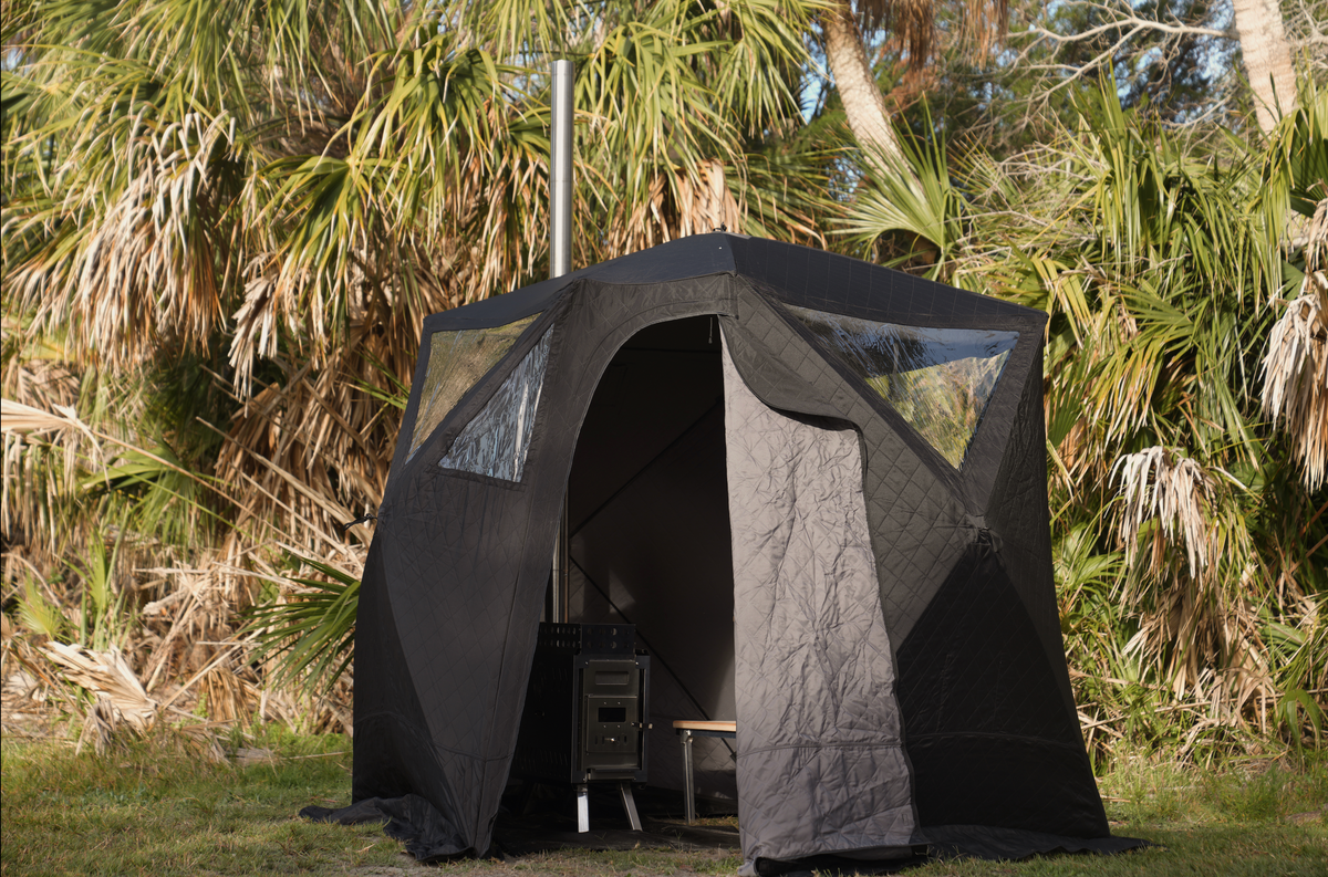 Nova 4 sauna tent, side view