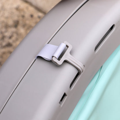TheraTub portable XL ice bath cold plunge, 6-layer insulated foldable tub, side view