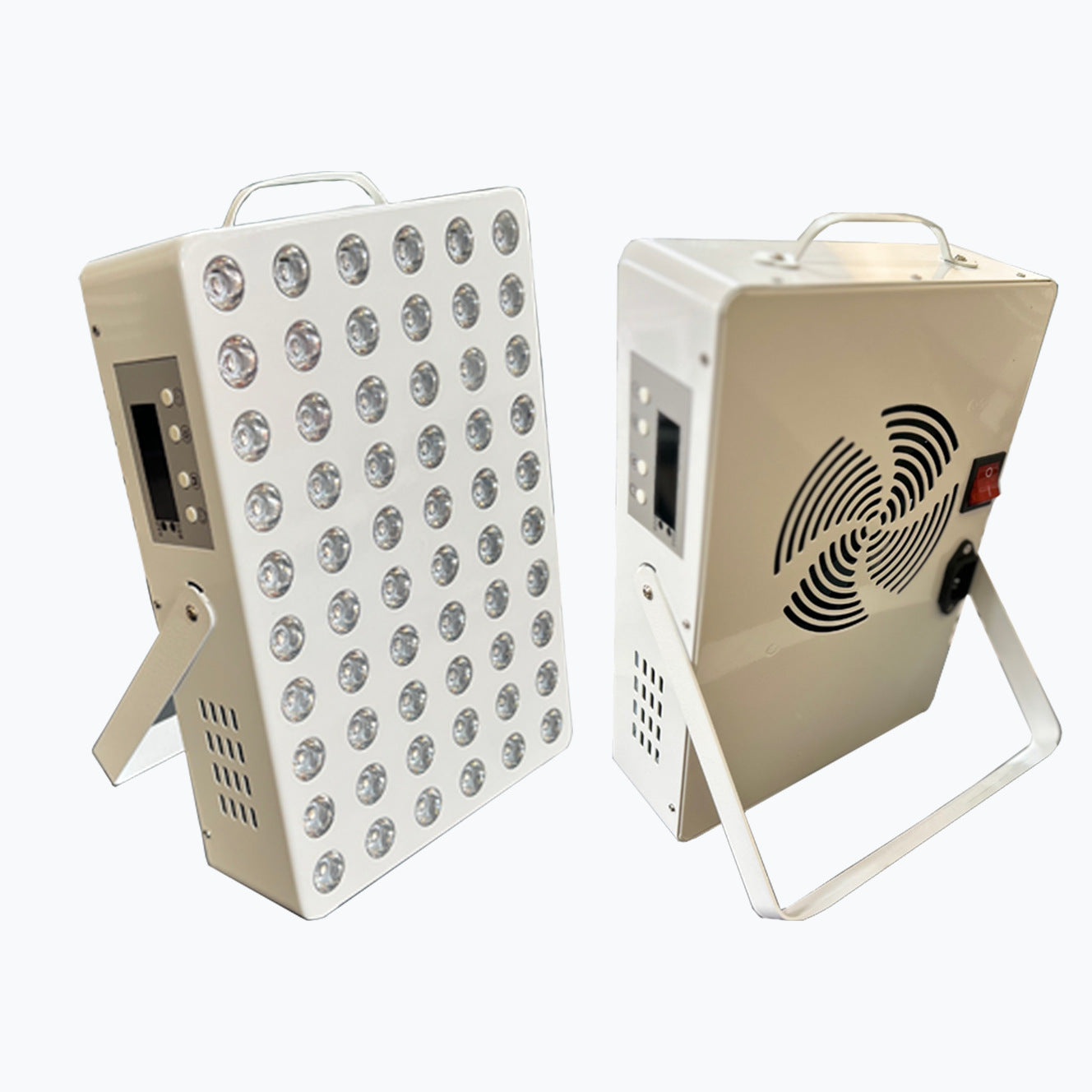 Restore Suite red light therapy panel on its adjustable floor stand