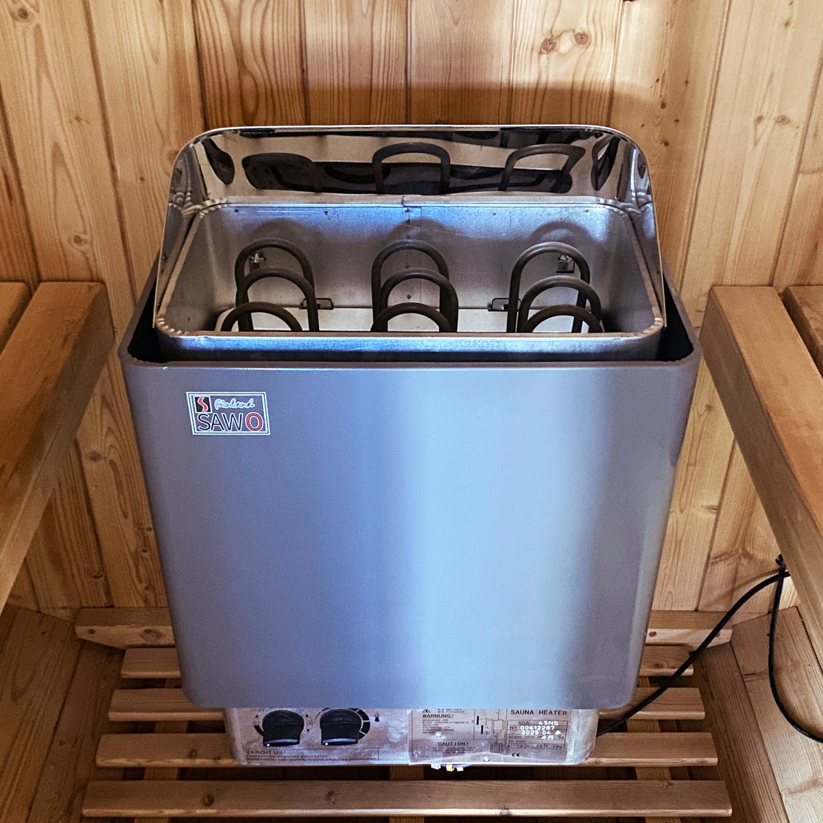 Cylindrical barrel sauna accessories