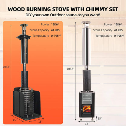 Sauna wood-burning stove options