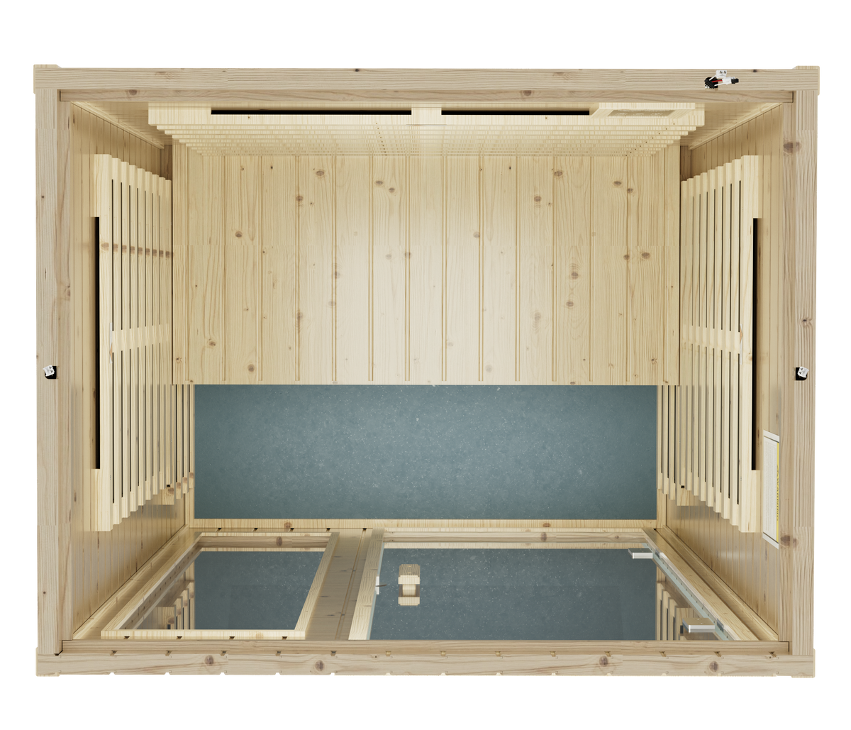 XY-902VY far infrared sauna, side view