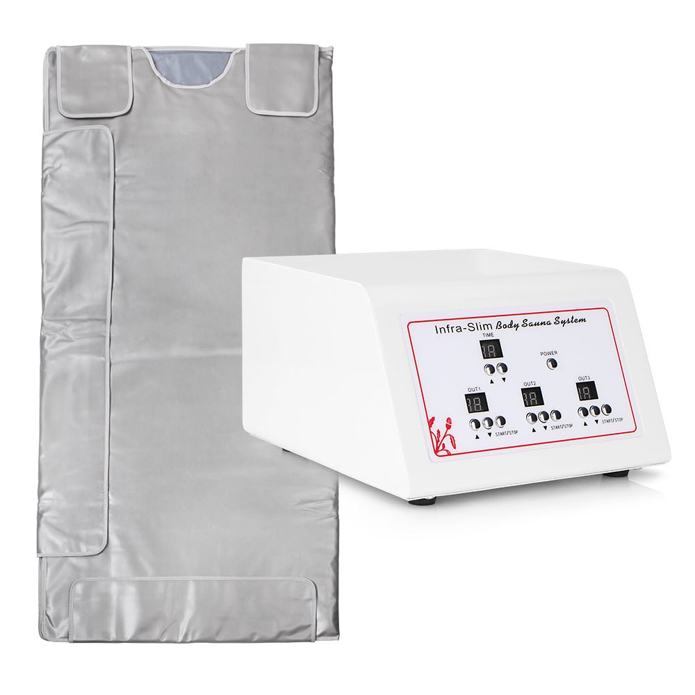 3-zone infrared sauna blanket controls