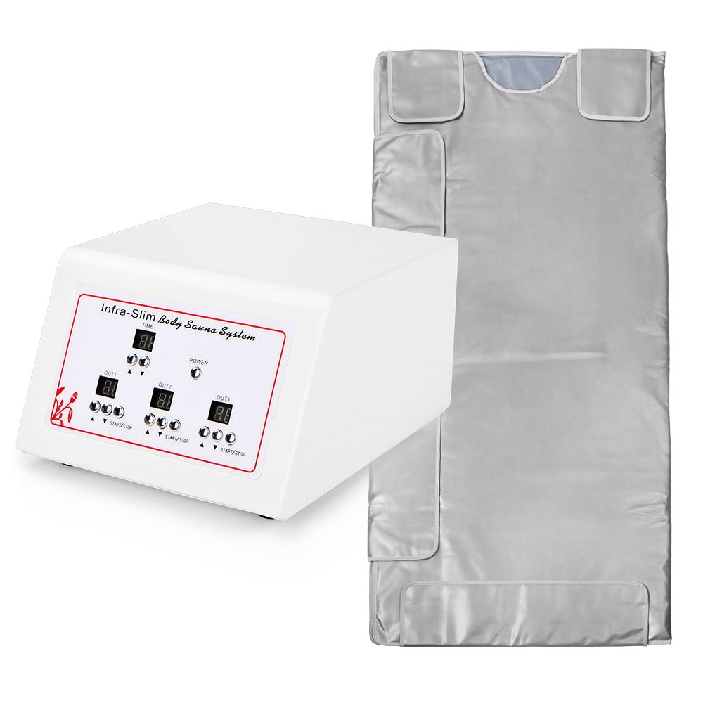 3-zone infrared sauna blanket, folded