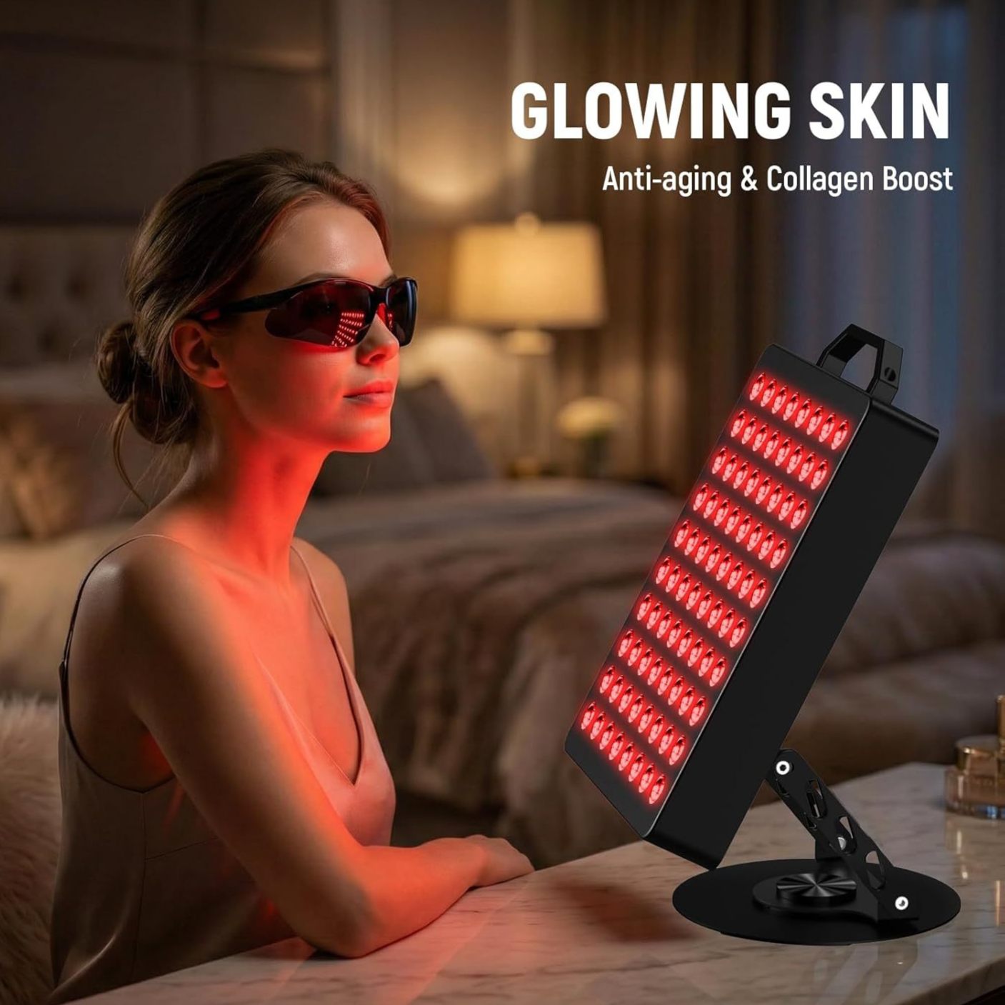 Desktop Red Light Therapy Panel Lamp