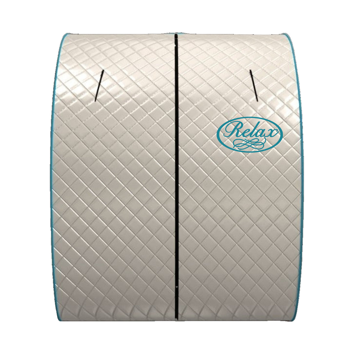 Relax Silver Elite portable far infrared sauna, foldable 1-person tent, on white background