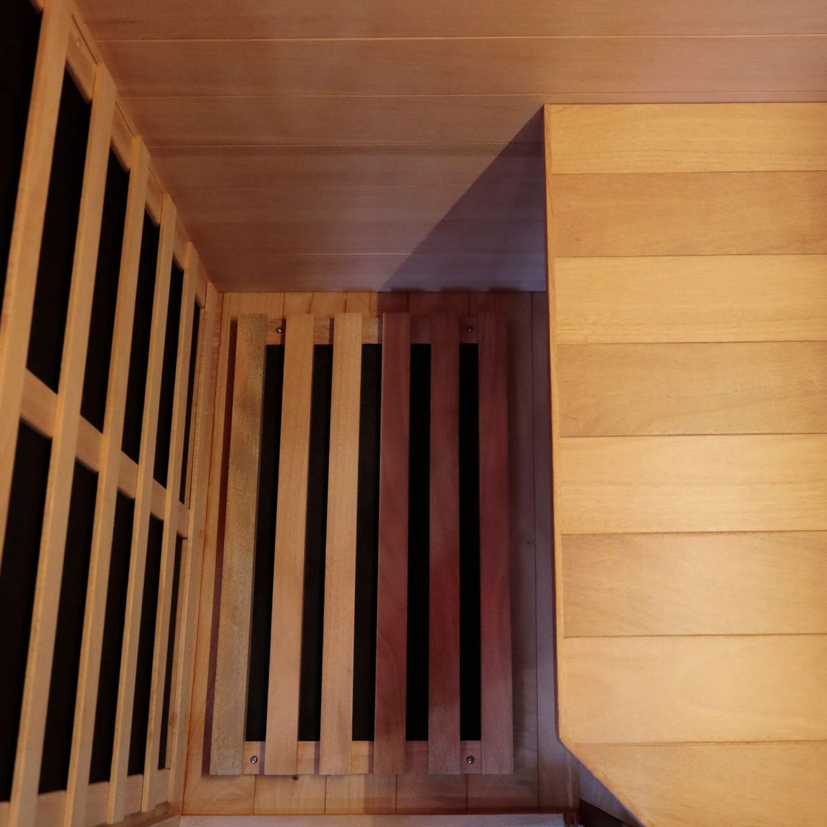 Maison infrared sauna bench seating