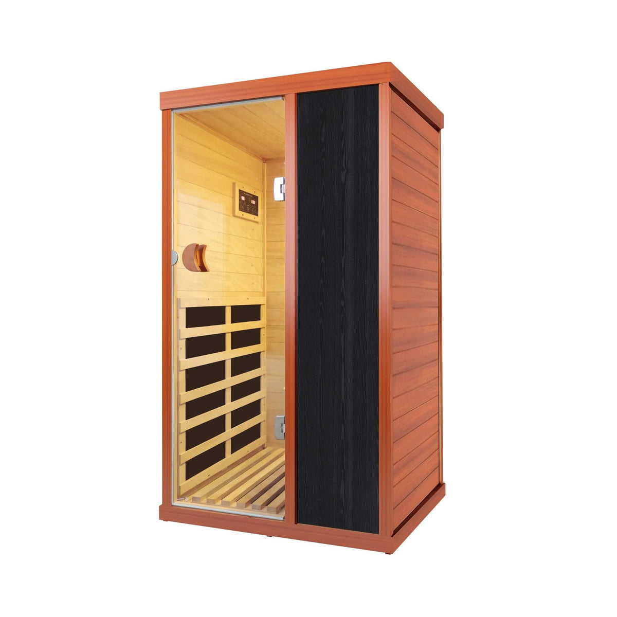 Maison infrared sauna, front left view