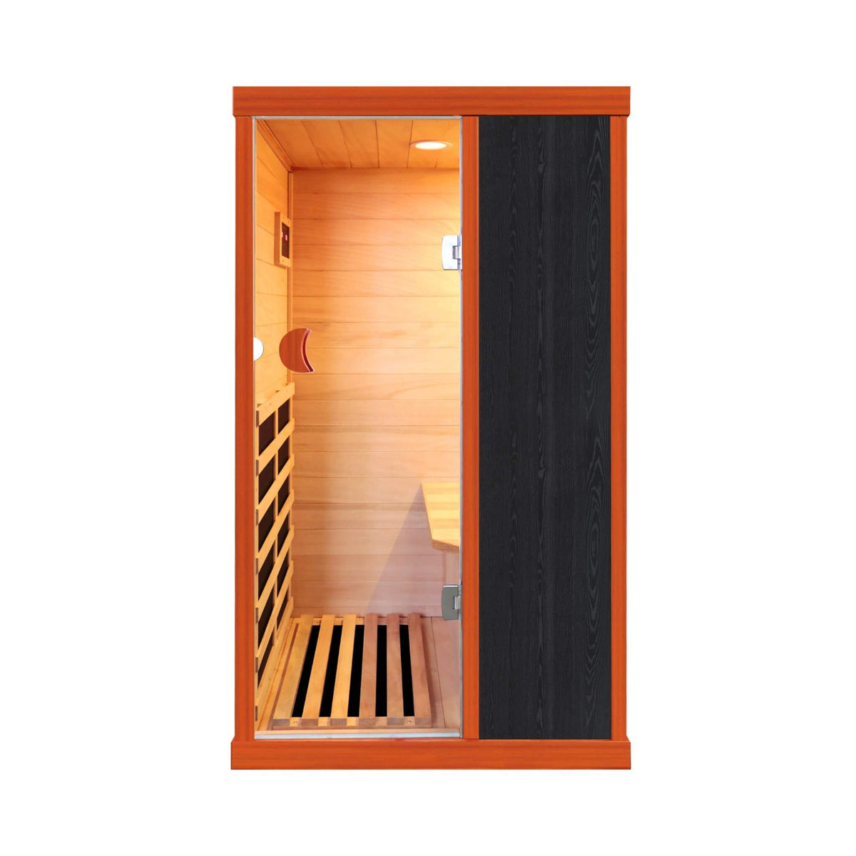 Maison infrared sauna with LED ambient light