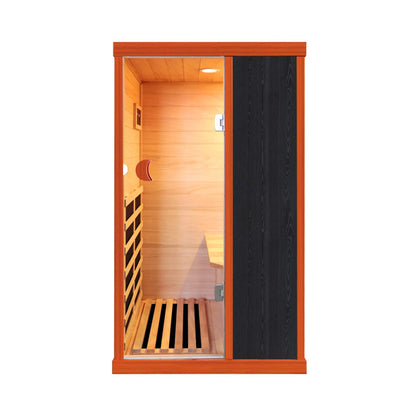 Maison infrared sauna with LED ambient light